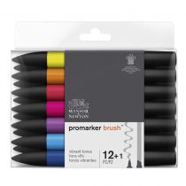 W&N BRUSHMARKER SET 12+1PC TONS VIFS