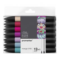 W&N PROMARKER SET 12+1PC MANGA CHIBI