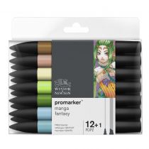 W&N PROMARKER SET 12+1PC MANGA FANTASY