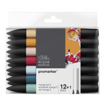 W&N PROMARKER SET 12+1PC MANGA SET 2