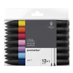 W&N PROMARKER SET 12+1PC SET 1