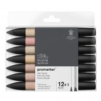 W&N PROMARKER SET 12+1PC SKINTONES