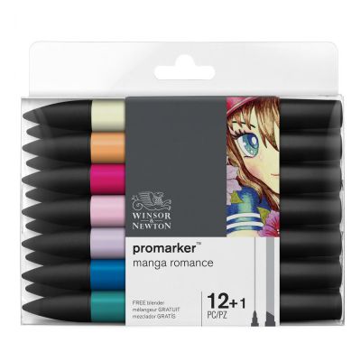 W&N PROMARKER SET 12 MANGA ROMANCE
