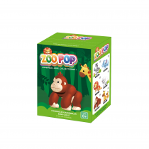 ZOO POP FIGURINE 3D ANIMAUX - CHIMPANZ&Eacute;