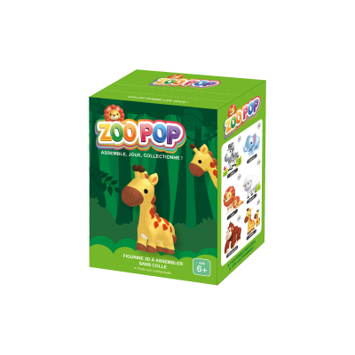 ZOO POP FIGURINE 3D ANIMAUX - GIRAFE