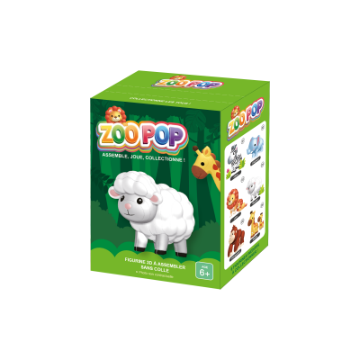 ZOO POP FIGURINE 3D ANIMAUX - MOUTON