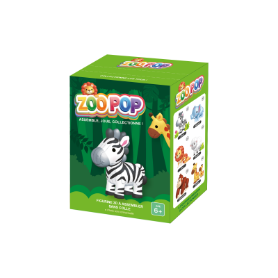 ZOO POP FIGURINE 3D ANIMAUX - Z�BRE